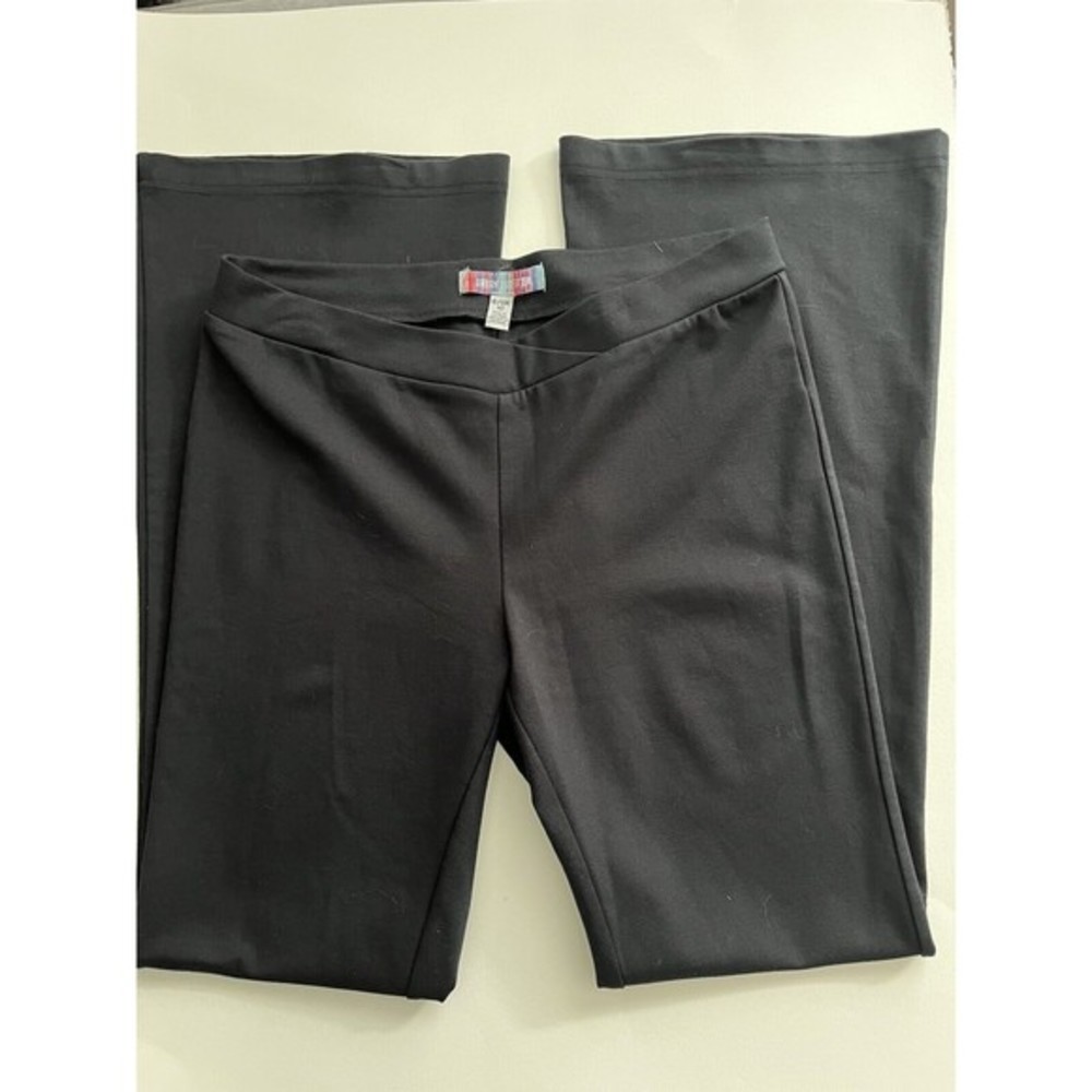 Urban Outfitters Women's Black‎ V-Front Stretch Yoga Lounge Active Pants Flare L